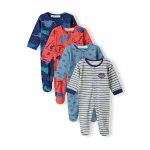 Overal kojenecký 4pack, Minoti, 15mbaby 3b, kluk - 68/74 | 6-9m