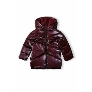 Kabát dívčí prošívaný Puffa s chlupatou podšívkou, Minoti, 16coat 23, fialová - 104/110 | 4/5let
