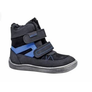 Chlapecké zimní boty Barefoot RODRIGO BLACK, Protetika, černá - 31
