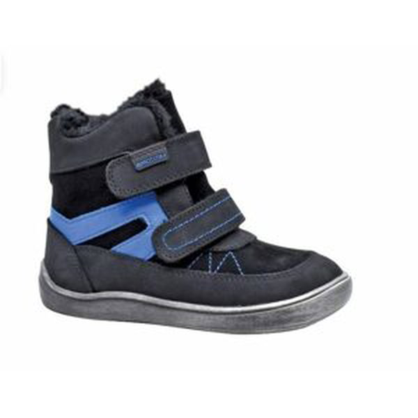 Chlapecké zimní boty Barefoot RODRIGO BLACK, Protetika, černá - 32