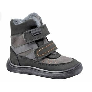 Chlapecké zimní boty Barefoot RODRIGO GREY, Protetika, šedá - 21