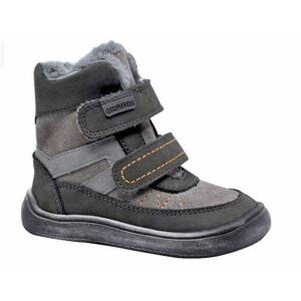 Chlapecké zimní boty Barefoot RODRIGO GREY, Protetika, šedá - 22
