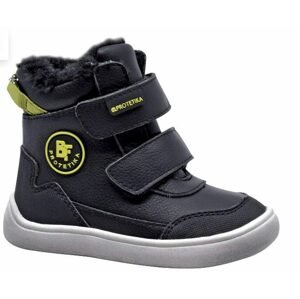 Chlapecké zimní boty Barefoot TARIK NERO, Protetika, černá - 28