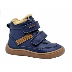 Chlapecké zimní boty Barefoot TARGO NAVY, Protetika, modrá - 22