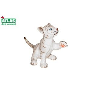 A - Figurka Tygr bílý mládě 6 cm