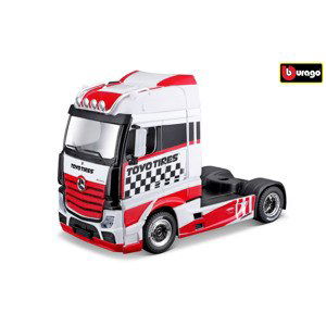 Bburago 1:43 MB Actros Gigaspace Red/White