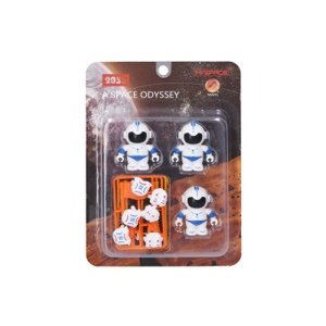 Astronaut 3 figurky 6 cm průzkumný tým