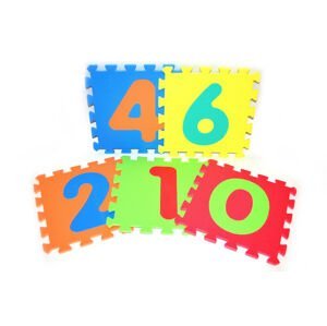 Bloky měkké - Číslice 10 ks 32 x 32 cm - II. jakost