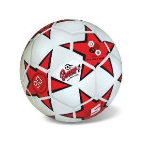 Míč fotbal červený 23 cm, 360 gr