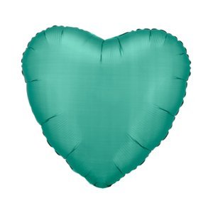 Balónek fóliový Srdce zelené matné Albi