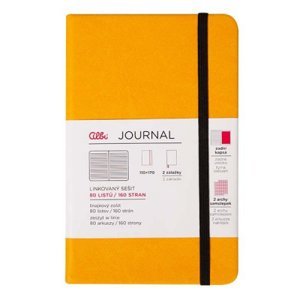 Střední journal blok - Žlutý Albi
