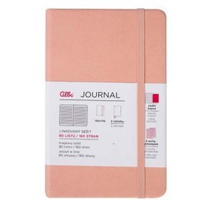 Střední journal blok - Růžový Albi