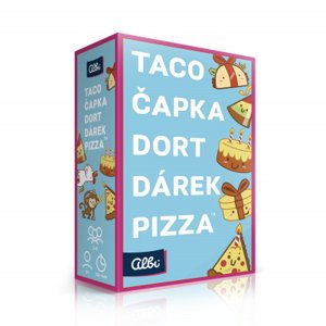 Taco, čapka, dort, dárek, pizza Albi