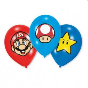 Balónky latexové Mario 6 ks Albi