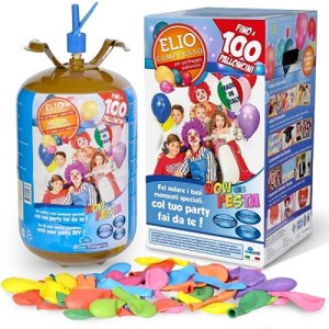 Helium set s balónky barevné 100 ks Albi