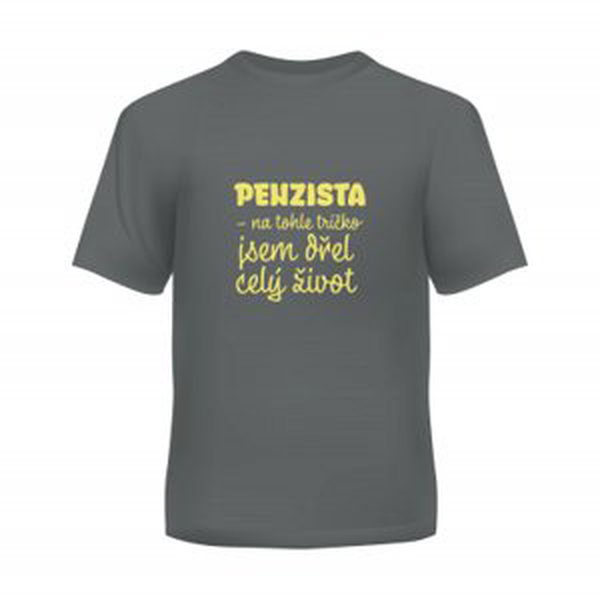 Pánské tričko - Penzista, vel. XL Albi