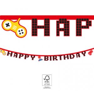 Banner Happy Birthday Game párty Albi