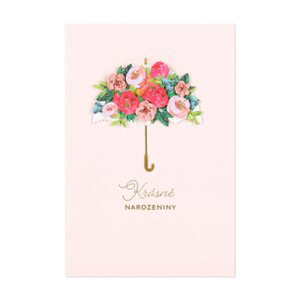 Luxusní přání - Květinový deštník Albi