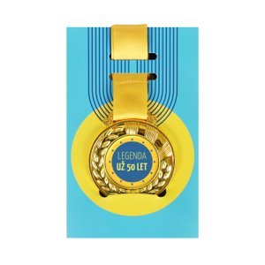 Přání s medailí - 50 let Albi