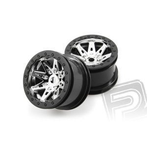 2.2 Raceline Renegade disky - 41mm (chrom/černé, 2 ks.)