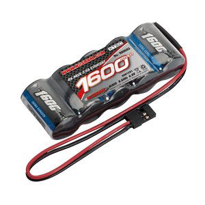 XTEC RX-pack Straight 2/3A NiMH - JR - 6.0V - 1600mAh