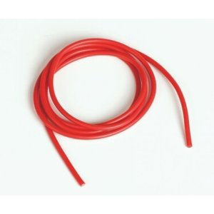 Silikonový kabel 1,6qmm, 15AWG, 1metr, červený