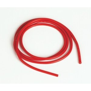 Silikonový kabel 2,0qmm, 14AWG, 1metr, červený