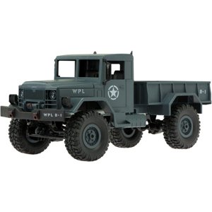 RC auto Military Truck, šedá