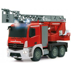 Merecedes-Benz Antos FIRE TRUCK 4WD, 1:20, funkční stříkačka a žebřík, zvuk, LED, RTR