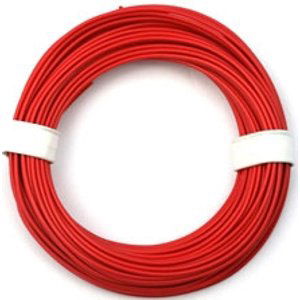 Kabel silikon 0.25mm2 1m (červený)