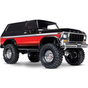 RC auto Traxxas TRX-4 Ford Bronco 1:10 TQi, červená