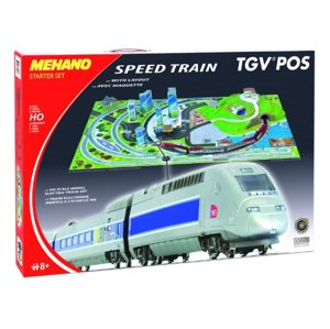 MEHANO Speed train TGV POS s maketou tratě