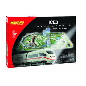 MEHANO Speed train ICE3 s maketou tratě