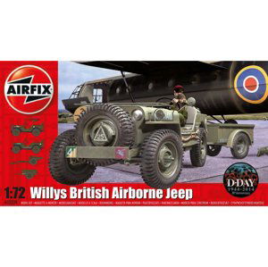 Airfix Willys Jeep, Trailer a 6PDR Gun (1:72)