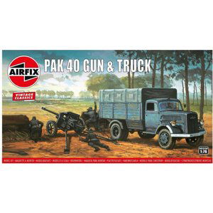 Airfix PAK 40 Gun and Truck (1:76) (Vintage)