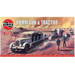 Airfix 88mm Gun s SdKfz7 Tractor (1:76) (Vintage)