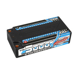 X-CELERATED 100C LiPo Shorty Hardcase-5000mAh-7.4V-G4 (35,52Wh)