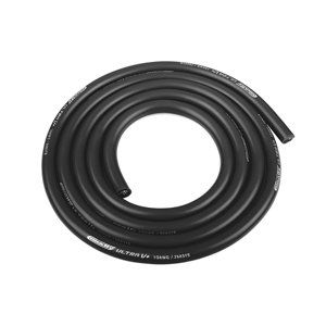 Silikonový kabel 5,5qmm, 10AWG, 1metr, černý