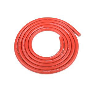 Silikonový kabel 4,5qmm, 12AWG, 1metr, červený