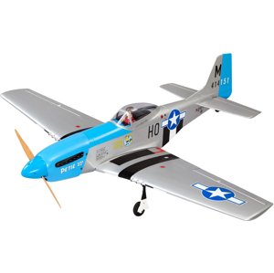 P-51D Mustang 20cc 1.7m ARF, modrá