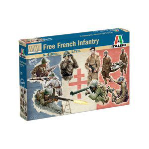 Italeri figurky WWII - Free French Infantry (1:72)