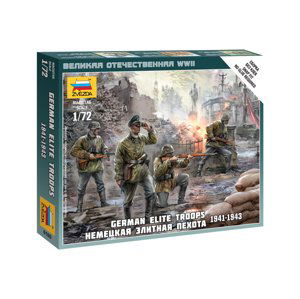 Zvezda figurky German Elite Troops 1939-43 (1:72)