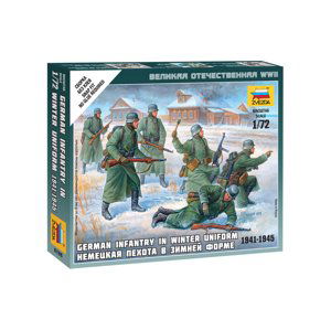 Zvezda figurky - německá pěchota (zimní uniforma) (1:72)