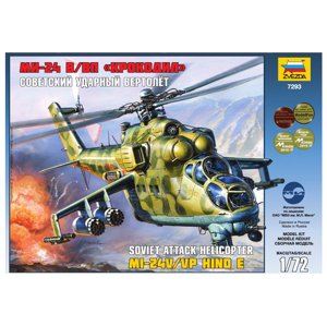 Zvezda MIL MI-24V/VP Hind E (1:72)