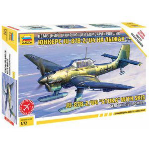 Zvezda Snap Kit Junkers JU-87B-2/U4 Stuka with skis (1:72)