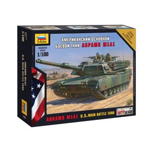 Zvezda Snap Kit - Abrams M1 A1 (1:100)