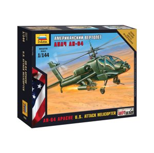 Zvezda Snap Kit - Hughs AH-64 Apache (1:144)