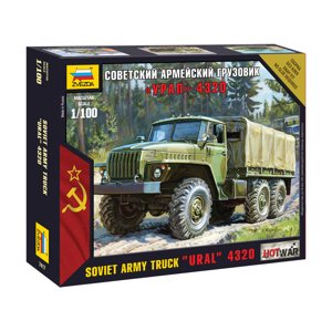 Zvezda Snap Kit - Ural-4320 (1:100)