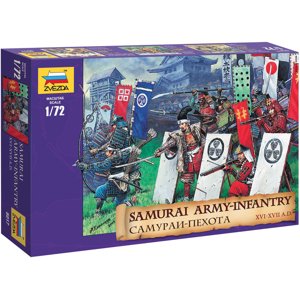 Zvezda figurky Samuray Infantry XVI-XVII A. D. (1:72)