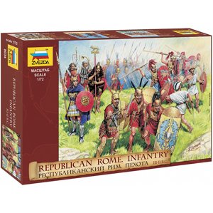 Zvezda figurky - republikánská římská pěchota (RR) (1:72)